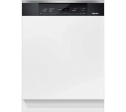 MIELE  G6825SCi XXL Full-size Semi-Integrated Dishwasher - Clean Steel